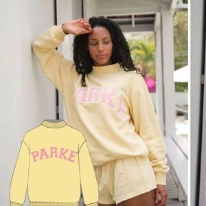 PARKE Women's Yellow Sweatshirt